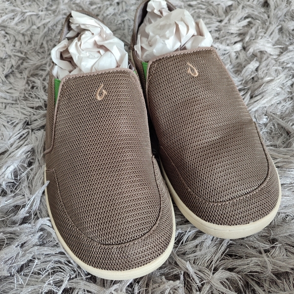 OLUKAI Nohea Mesh Men's Slip On Sneakers, Lightweight & Breathable Size 9 - Picture 1 of 7